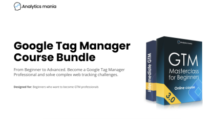 Analytics Mania – Google Tag Manager Course Bundle