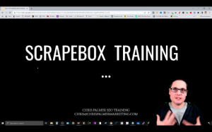 Chris Palmer – ScrapeBox Training