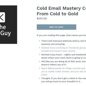 PJ The Email Guy - Cold Email Mastery Course From Cold to Gold