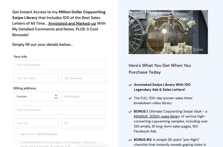 Csaba Borzasi – Million Dollar Copywriting Swipe Library