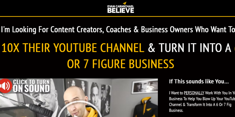 Evan Carmichael – Youtube Growth Bootcamp