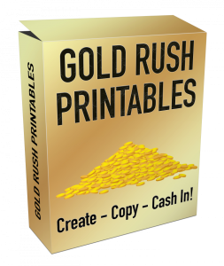 Gold Rush Printables – ETSY + OTOs