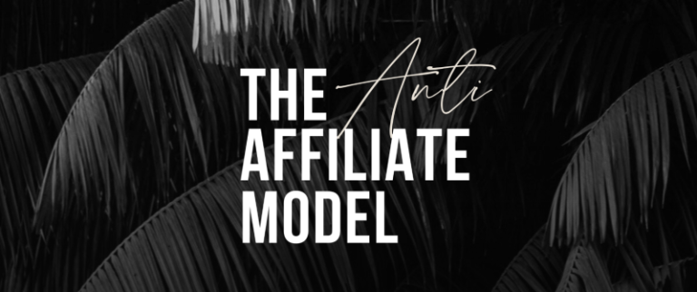 Jade Sultana – The Anti Affiliate Model