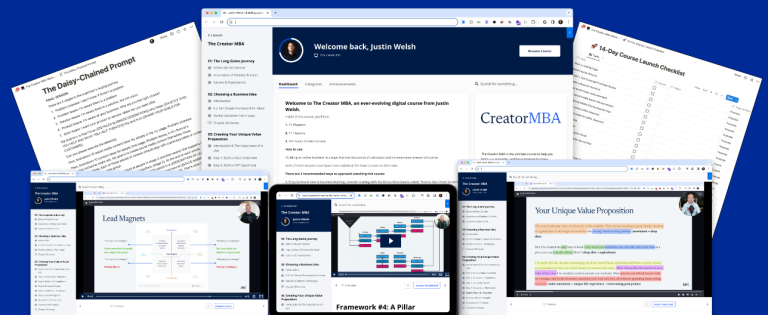 Justin Welsh – The Creator MBA
