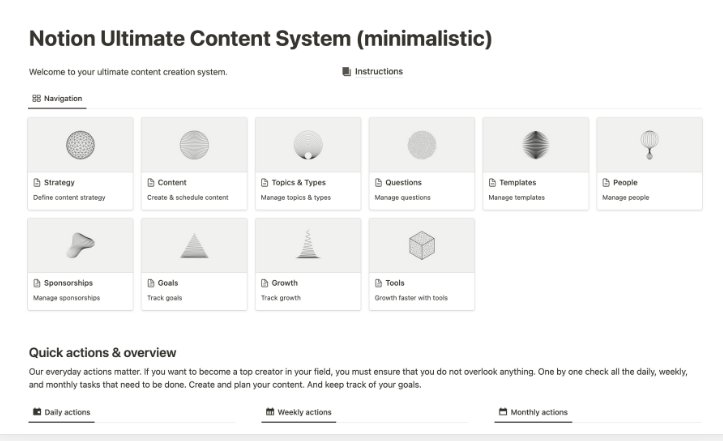 NotionWay – Notion Ultimate Content System (Aesthethic) & (Minimalistic)