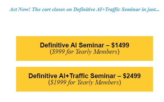 Perry Marshall – Definitive Traffic + AI Seminar 2023