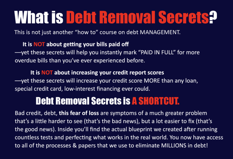 Private Wealth Academy – Debt Removal Secrets