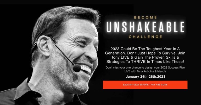 Tony Robbins – Become Unshakeable Challenge 2023