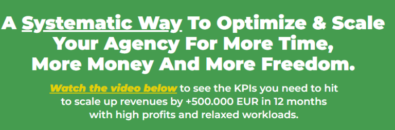 A Systematic Way To Scale Your Agency And Optimize It (Create your KPI-based Scaling Strategy)