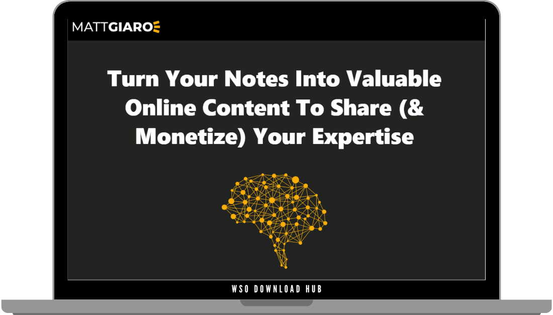 Matt Giaro – Second Brain For Content Creators