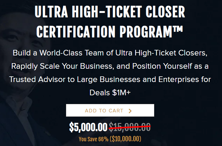 Dan Lok – Ultra High Ticket Closing