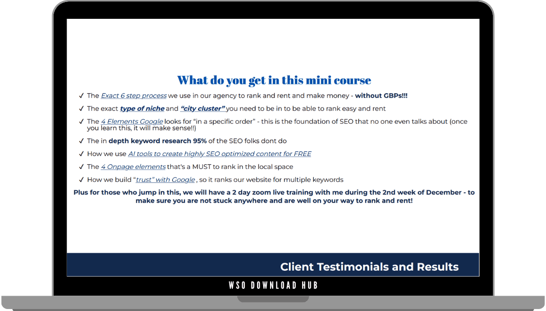 Saravanan Ganesh – Easy Rank and Bank Mini Course