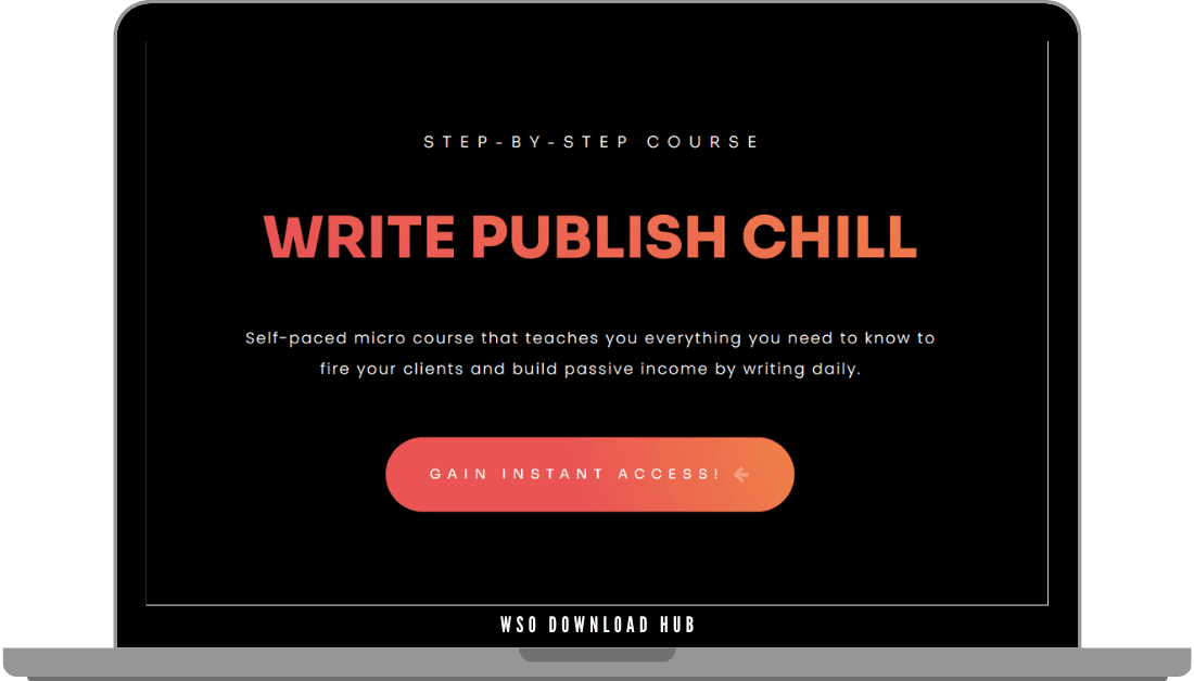 Alin Dragu – Write Publish Chill
