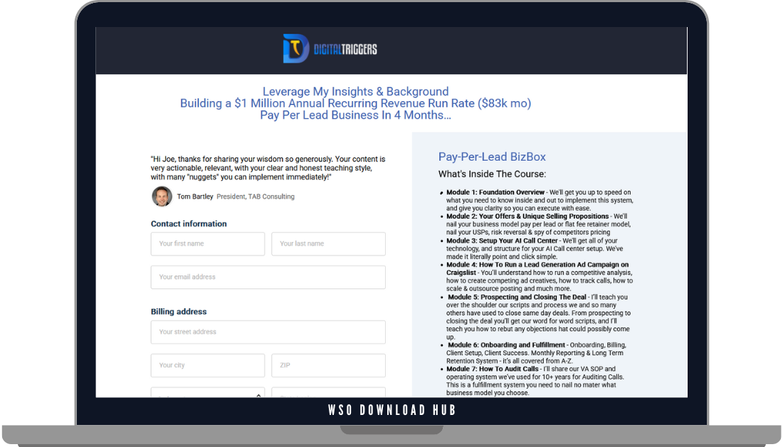 Joe Troyer – Pay-Per-Lead BizBox