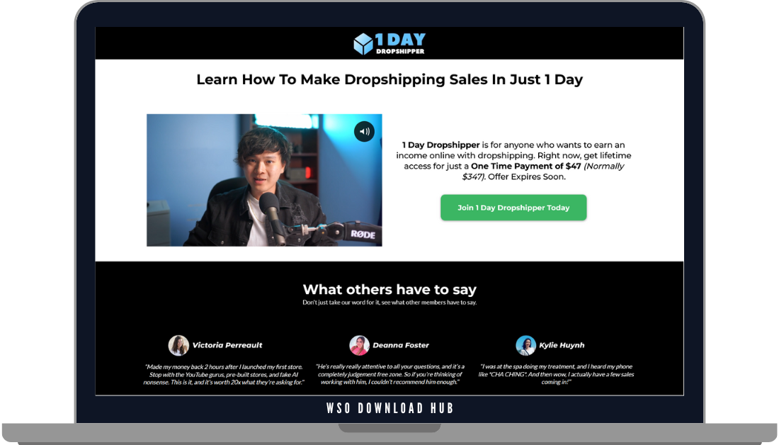 Kevin Dang – 1 Day Dropshipper