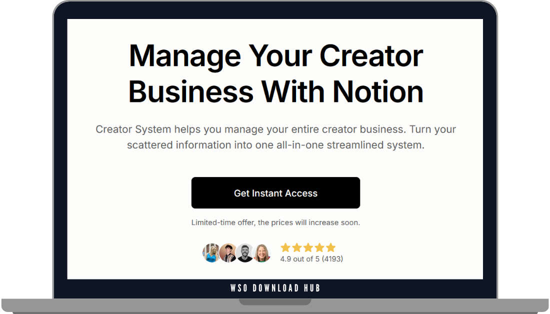 Modest Mitkus - The Notion Creator System