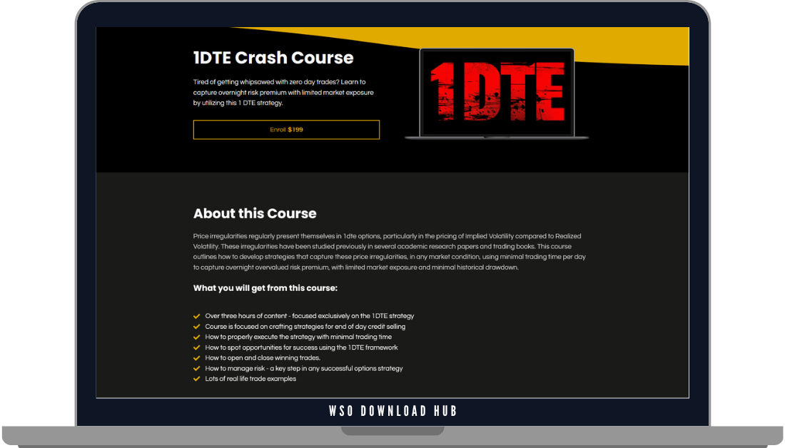 Option Omega Academy – 1DTE Crash Course