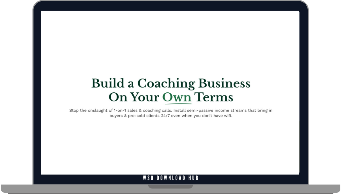 Zac Hansen – Build a Coaching Business On Your Own Terms