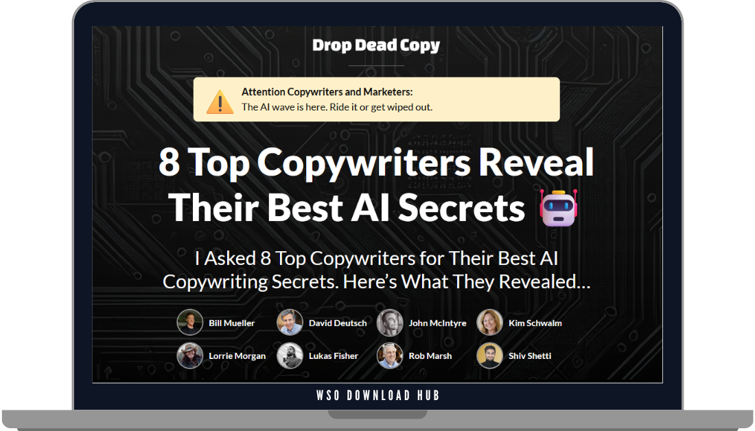 Drop Dead Copy – AI Copywriting Secrets