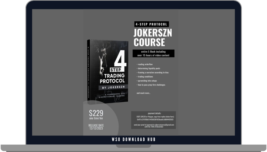 JokerSZN – 4 Step Trading Protocol