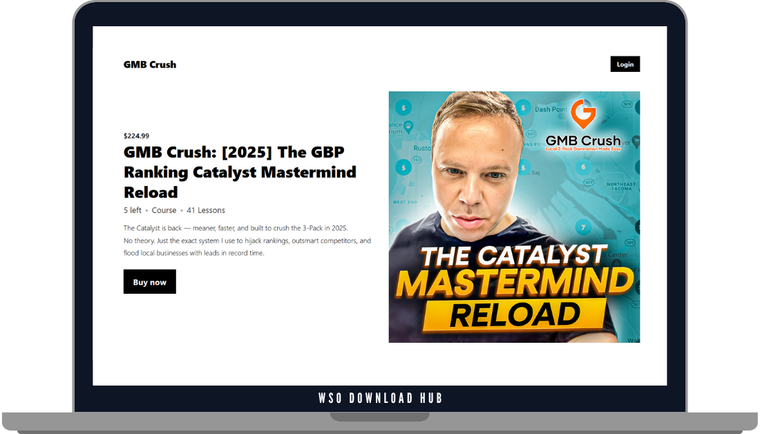 Matteo Barletta – GMB Crush – 2025 The GBP Ranking Catalyst Mastermind Reload Download