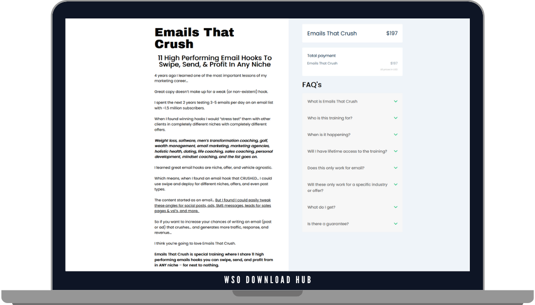 Joey Percia – Emails That Crush Download