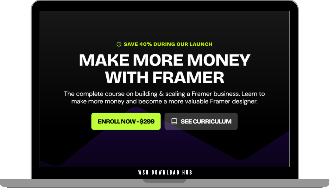 Ryan Hayward – Ultimate Framer Career Accelerator Course Download