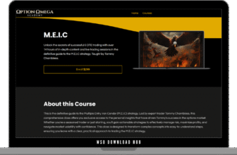 Option Omega Academy – Multiple Entry Iron Condor Download