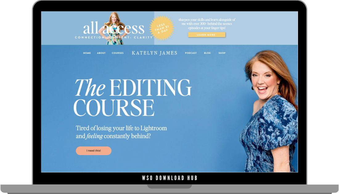 Katelyn James – Editing Course Download