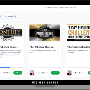Andreas Quintana - 7-Day Publishing Challenge FE + OTOs Download