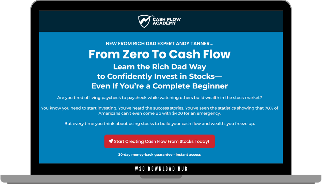 Andy Tanner – From Zero To Cash Flow Download