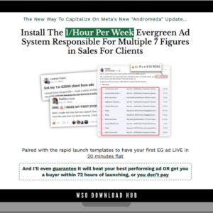Zac Hansen - Evergreen Ads Rapid Launch Kit FE + OTOs - Multiple 7 Figures in Sales For Clients!Download