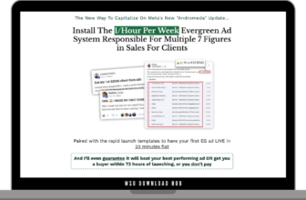 Zac Hansen - Evergreen Ads Rapid Launch Kit FE + OTOs - Multiple 7 Figures in Sales For Clients!Download