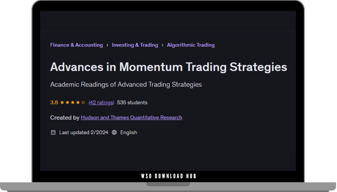 Advances in Momentum Trading Strategies Download