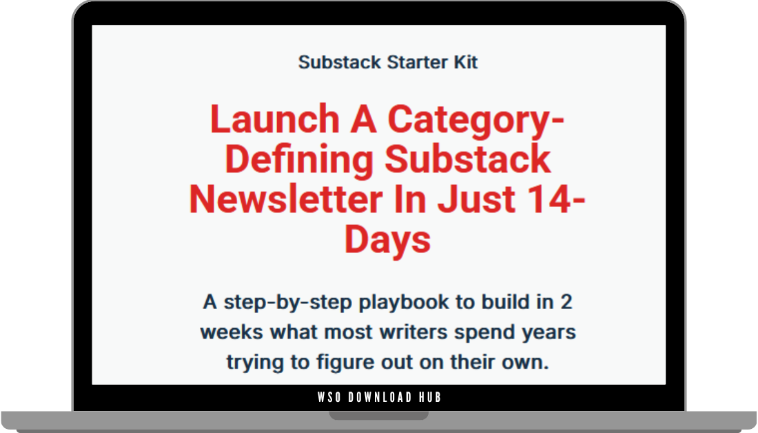 Dickie Bush & Nicolas Cole – Substack Starter Kit Download