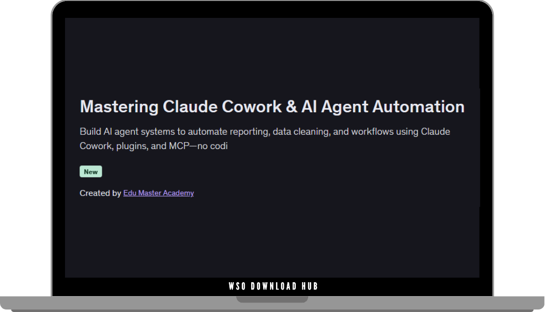 Edu Master Academy – Mastering Claude Cowork & AI Agent Automation Download