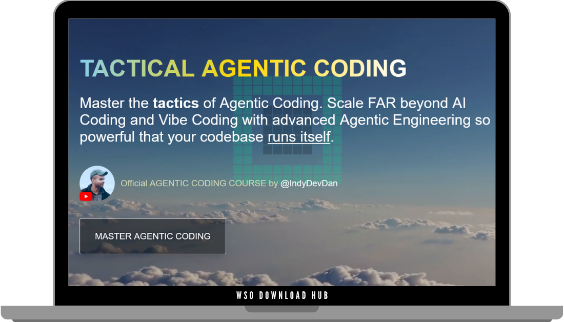 IndyDevDan – Tactical Agentic Coding – Agentic Engineer + Principled AI Coding Download