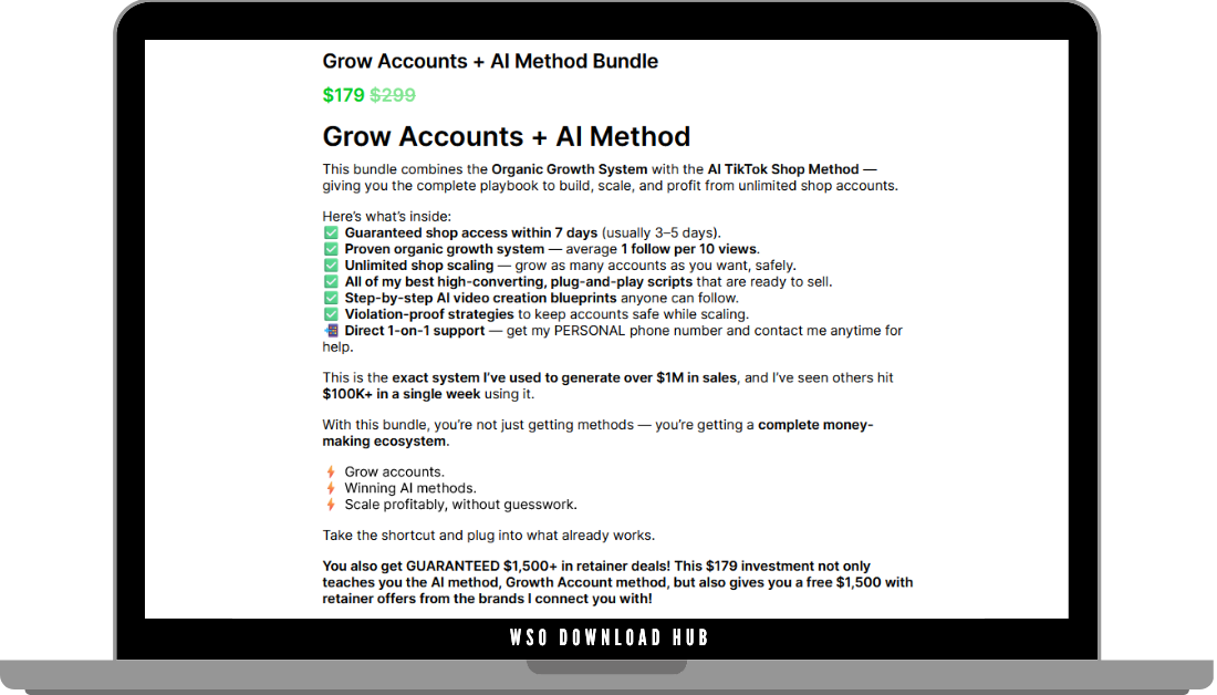 Shopmax – Grow Accounts + AI Method Download