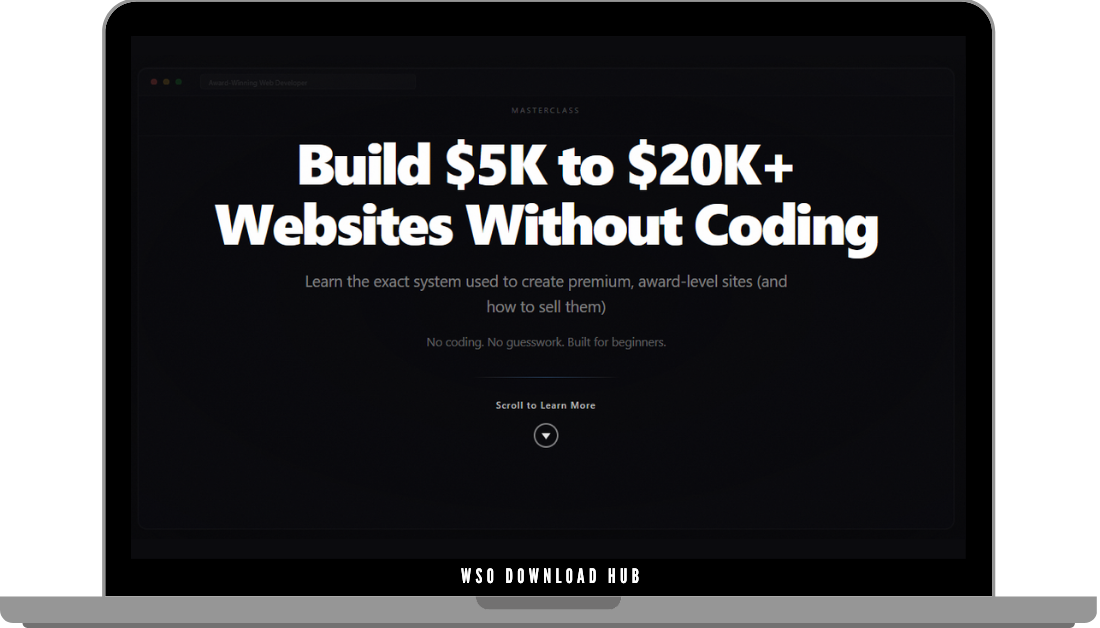Zera Studio – Masterclass The Award-Winning Web Developer Download