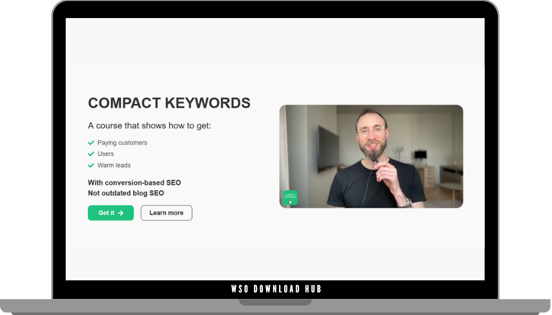 Edward Sturm – SEO – COMPACT KEYWORDS – TOP COURSE Download