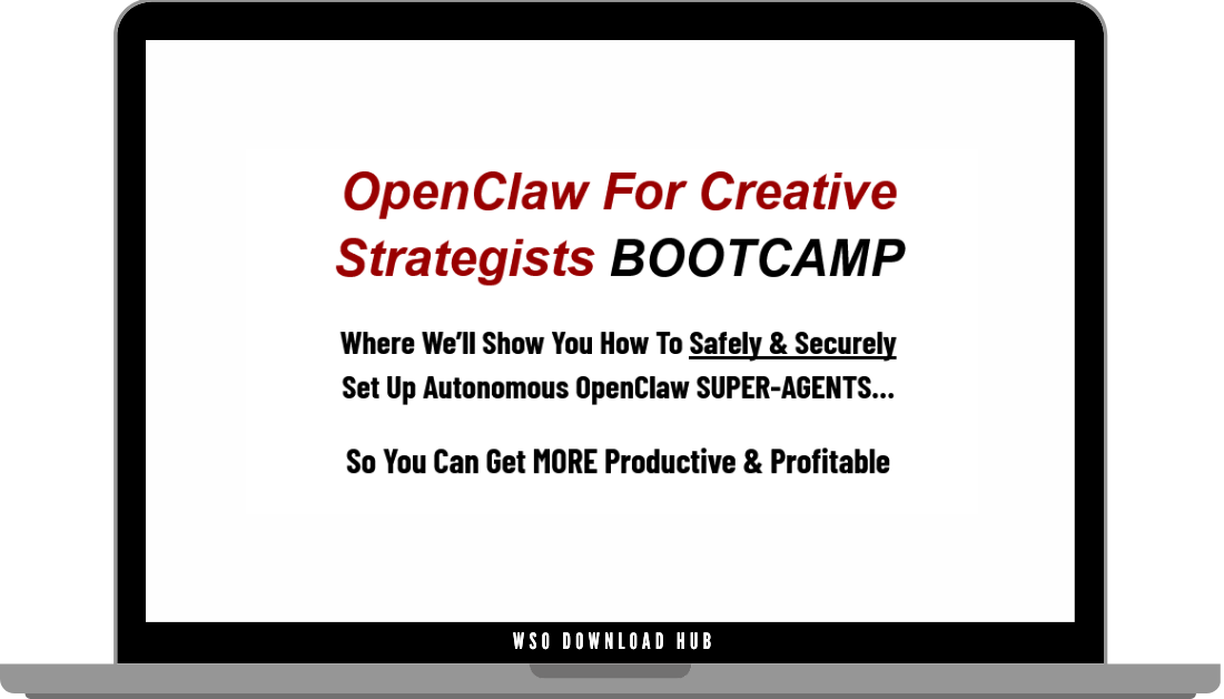 Luke Ilha and Mario Castelli – OpenClaw For Creative Strategists Bootcamp Download