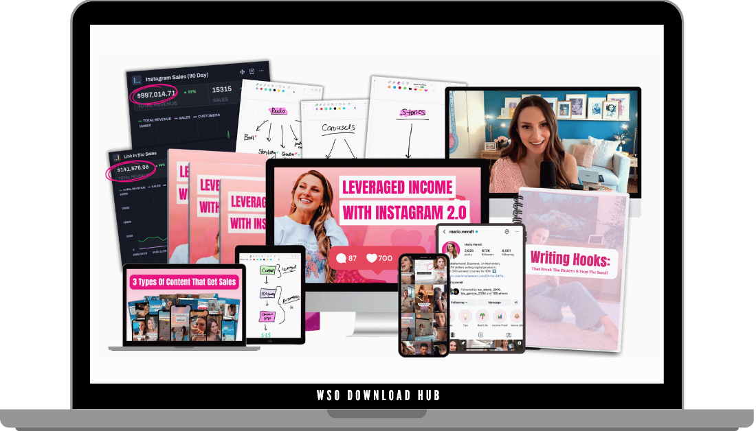 Maria Wendt – Leveraged Income With Instagram 2.0 Download