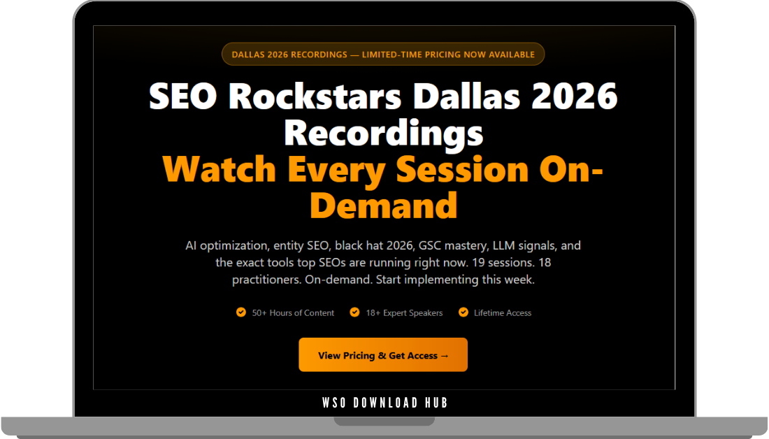 SEO Rockstars – Dallas 2026 Recordings Download