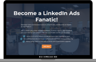 AJ Wilcox – Become LinkedIn Ads Fanatic Download