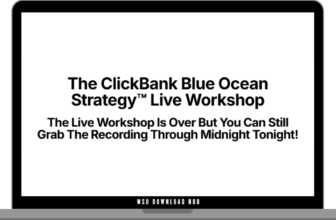 Duston McGroarty – The ClickBank Blue Ocean Strategy™ Live Workshop Download