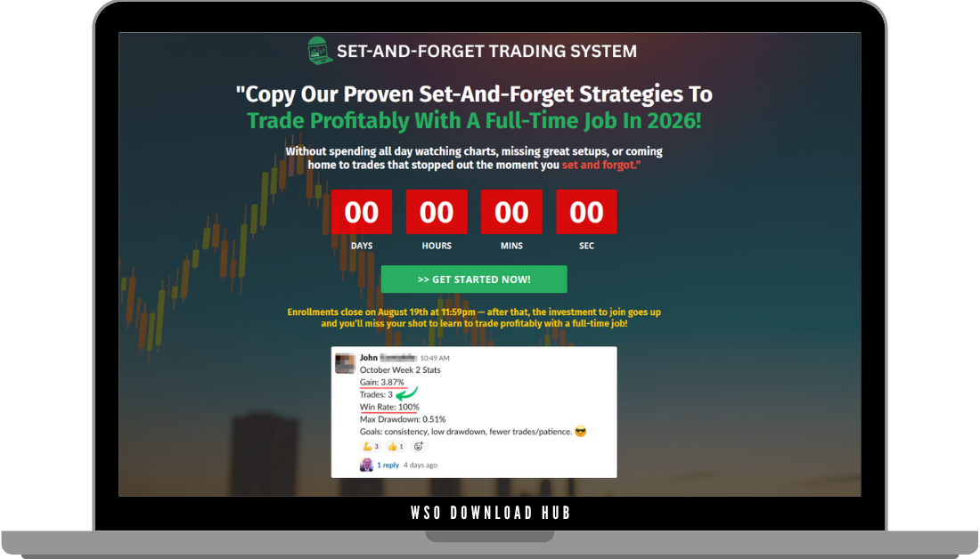 Etienne Crete – The Set & Forget Trading System Download