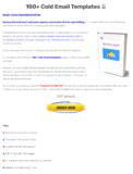 [VIP DOWNLOAD] 100+ Cold Email Templates
