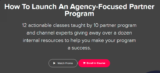 [VIP DOWNLOAD] Alex Glenn – How To Launch an Agency-Focused Partner Program