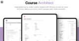 [VIP DOWNLOAD] Course Architect – Ultimate Course Creation System for Notion