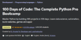 [VIP DOWNLOAD] [Full Course] Udemy – 100 Days of Code: The Complete Python Pro Bootcamp